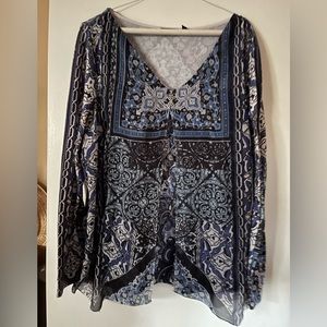 Womens Apt 9 blouse Size 0X